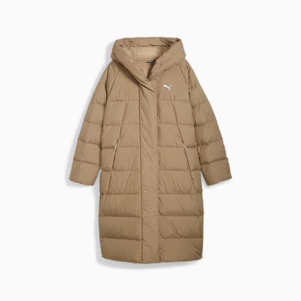Puma LONG DOWN damdunjacka beige 62649367 storlek XL