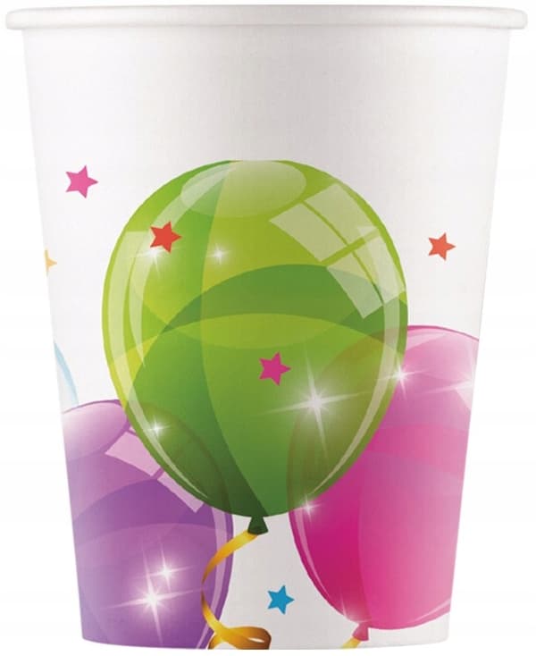 Muggar Ilmapallot Syntymäpäiväilmapallot 200ml 8kpl