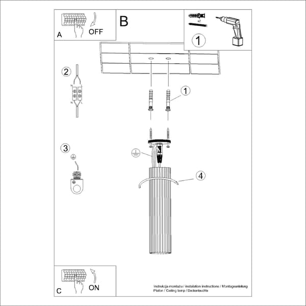DOWNLIGHT CARBON 1 GU10 VIT ALU SOLLUX SL.1532