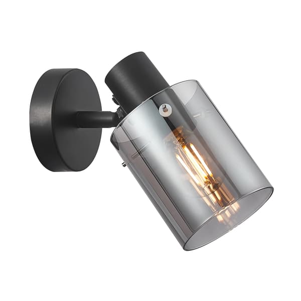 SARDO-SEINÄVALAISIMEN 1 E14 MUSTA ITALUX SPL-5581-1-BK-SG