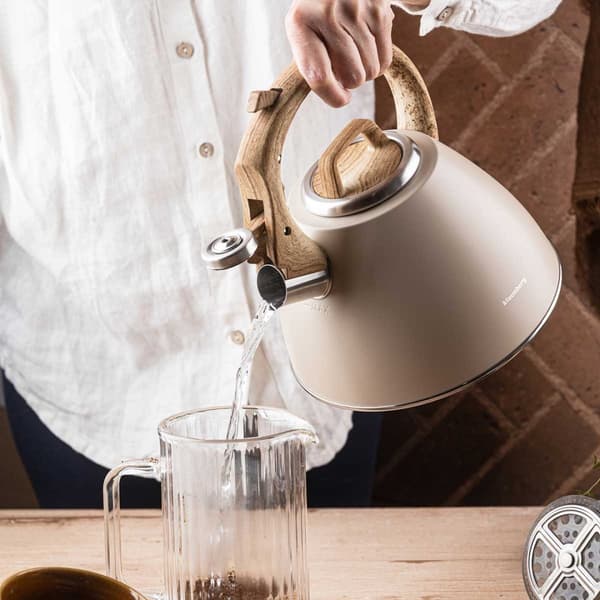 STÅLKEDEL MED FLØJTE 2,5L KLAUSBERG KB-7954