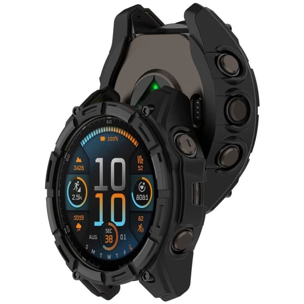 Tech-Protect Defense Air-etui til Garmin Fenix ​​8 51mm - Sort