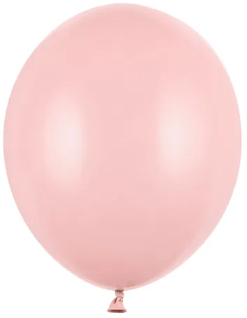 Pastelballoner 30 cm lyserøde 100 stk.