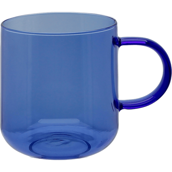 GLASKOP TIL KAFFE OG TE 310 ml. 8,7 cm BLÅ