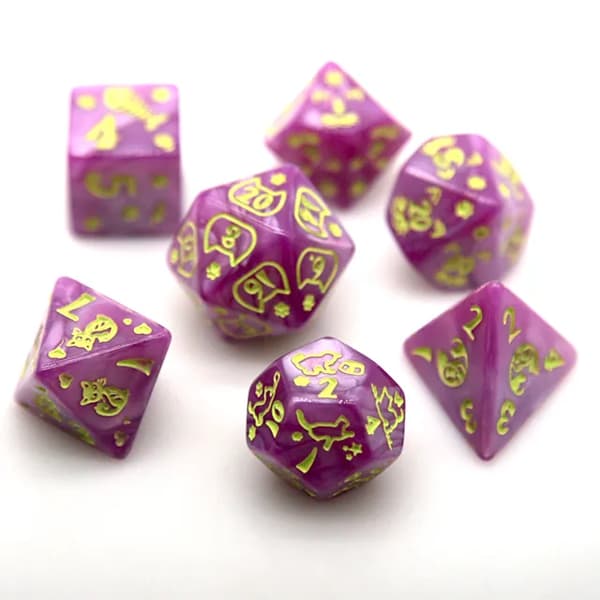 Sort fløjlspose RPG terninger mønter 9x7 cm