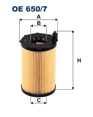 OLJEFILTER OE6507 FILTRON