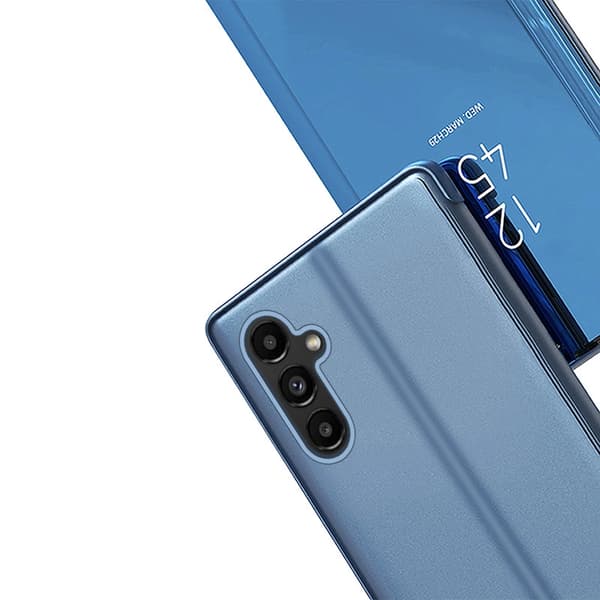 Clear View cover til Samsung Galaxy A14 med flap, sort