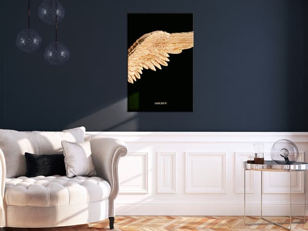 Plakat - Beige alfabet