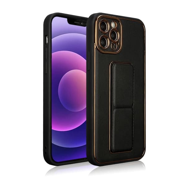 Nytt Kickstand-skal till iPhone 13 Pro Max med stativ, svart