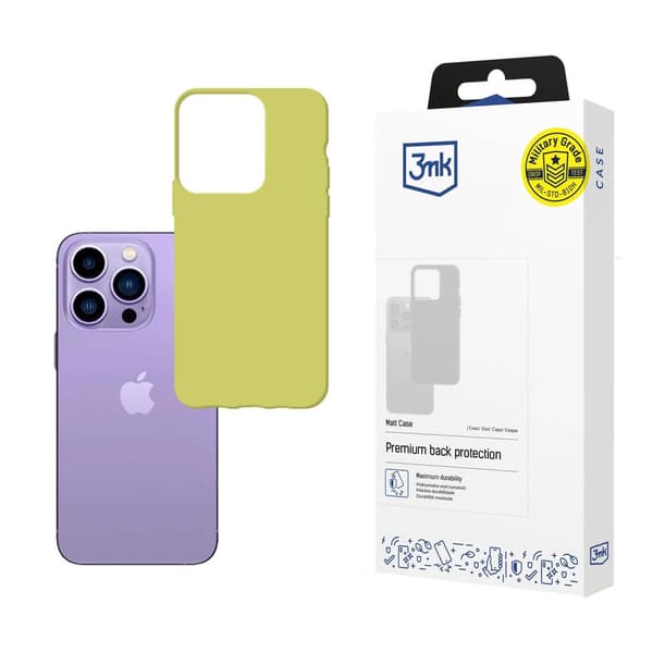 Apple iPhone 14 Pro Max matt skal limegrön