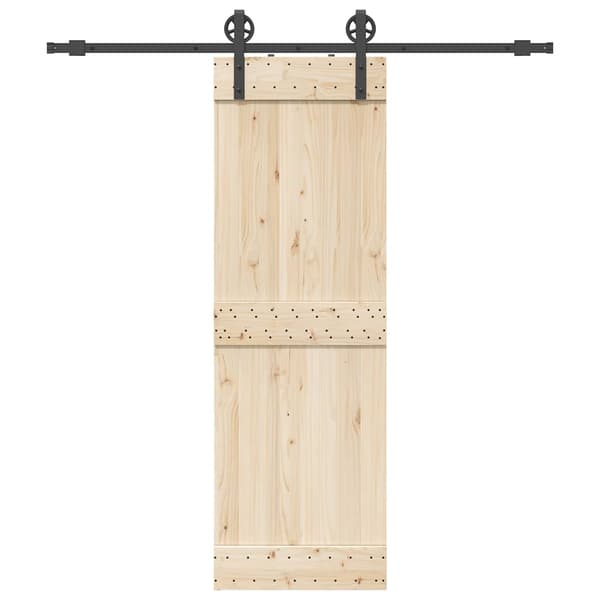 vidaXL monteringssystem til skydedør, 200 cm, stål, sort