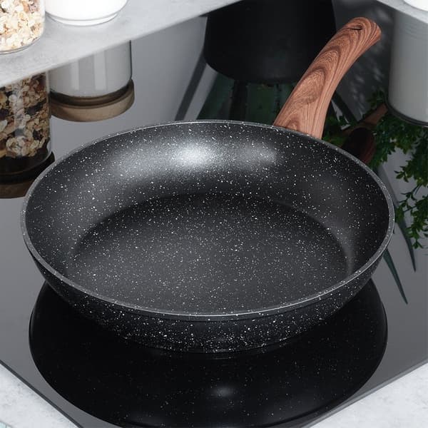 Granit stegepande BLACK&WOOD 26 cm