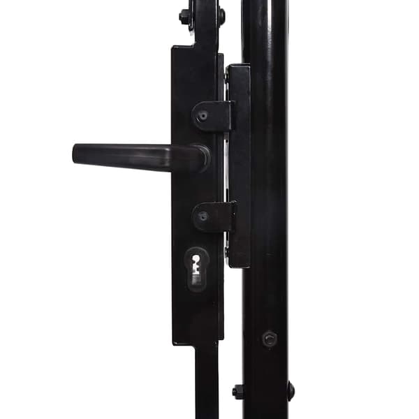 vidaXL låge med dekorative spidser, 100 x 75 cm