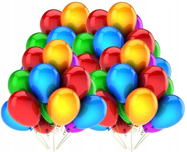 Pastelballoner 28 cm, 50 stk., blandet