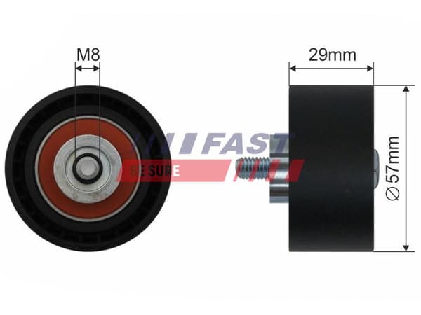 Styrrulle FT44017 FAST