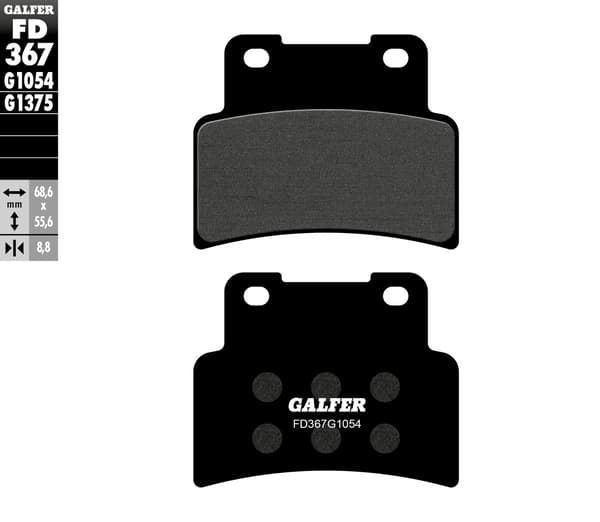 GALFER JARRUPALAT KH432 PUOLIMETALLISET