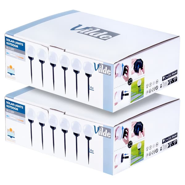 Solar LED have stiklamper 33,5 cm 12 stk.
