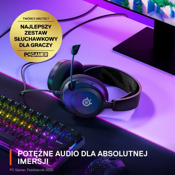 Sikkerhedshøretelefoner STEELSERIES Arctis Nova 1 Sort