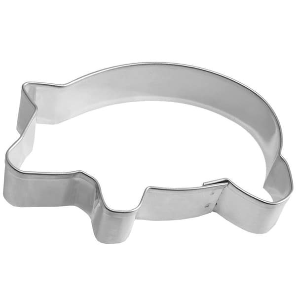 Stål kageudstikker gris 7 cm