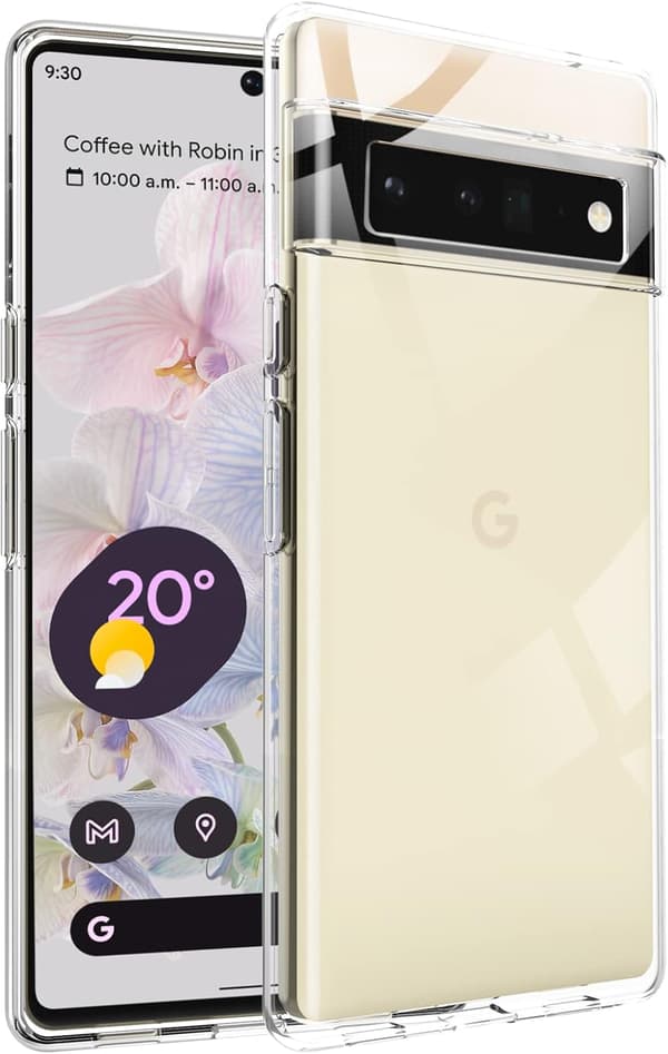 TRANSPARENT SKAL FÖR GOOGLE PIXEL 6 PRO