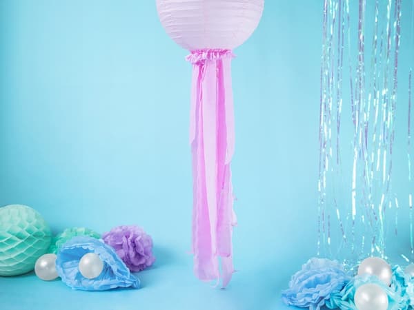 Papperilyhty, vaaleanhintainen, 35 cm