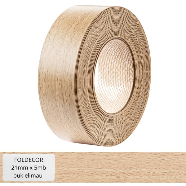 Kalustereunus pyökki ellmau melamiini kuumaliimalla 21 mm (5 m)