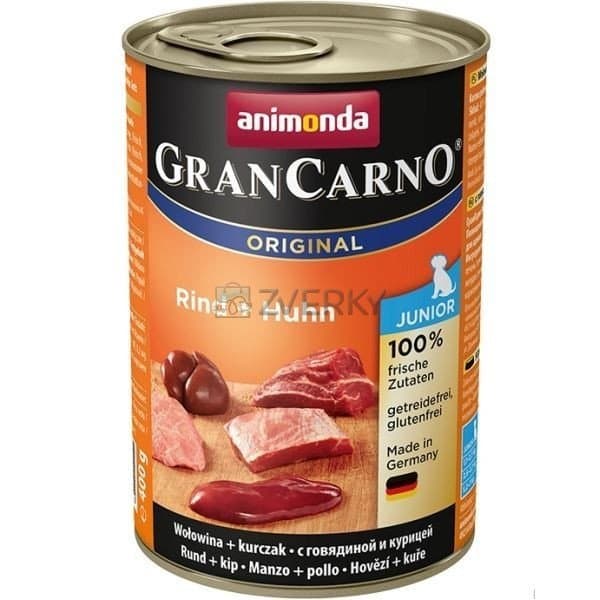Animonda Grancarno Junior våtfoder för hundar 12x400g