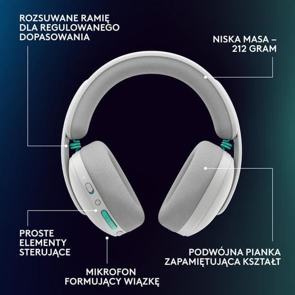 LOGITECH G325 Lightspeed trådløse hovedtelefoner hvide