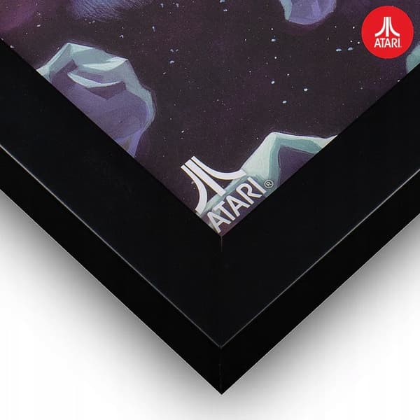 Seinäkoristekuva Atari 3D-seinätaide Asteroids retro 25x2.2x33.8cm