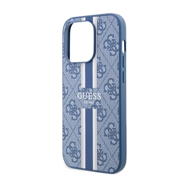 Guess 4G Printed Stripes MagSafe - iPhone 14 Pro -kotelo (sininen)