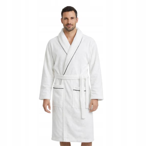 Hvid hotel SPA badekåbe unisex/dame/herre S/M