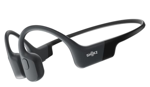 Trådløse høretelefoner med knogleledning SHOKZ OpenRun USB-C Sort