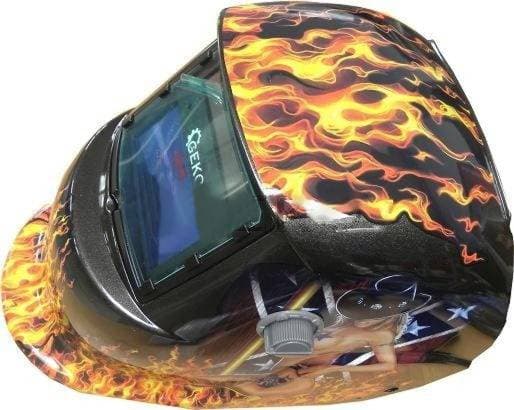 FLAME GEKO AUTO-MØRKENDE SVEJSEHJELM