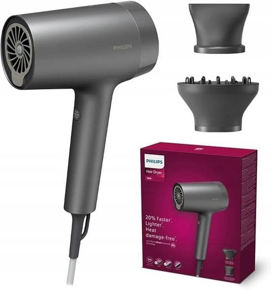 Philips BHD713/10 hiustenkuivain harmaa