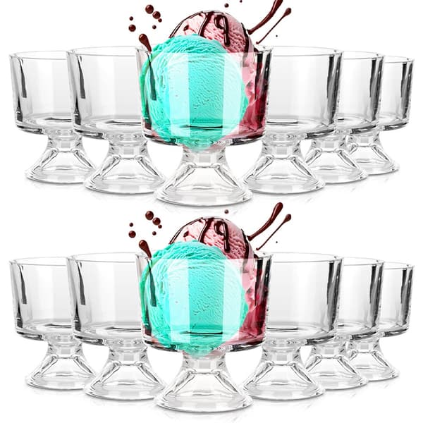 Lasijäätelöpotit 290 ml 12 kpl