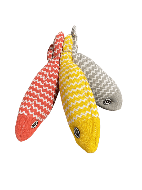 Kattleksak Plyschfisk 21 x 9 cm 3 st