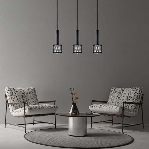 HÆNGELAMPE AMO 3 E27 SORT LYS PRESTIGE LP-0702/3L BK
