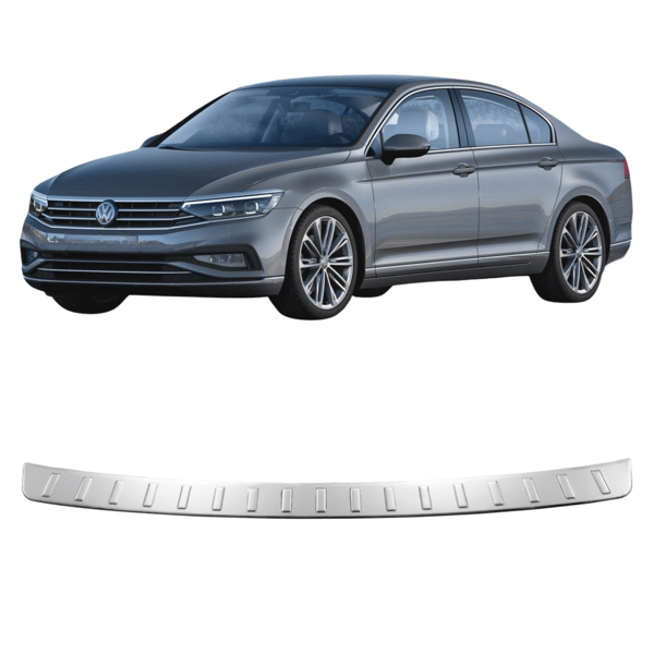 Stötfångarskydd rostfritt stål krom Volkswagen Passat B8 2015-2019