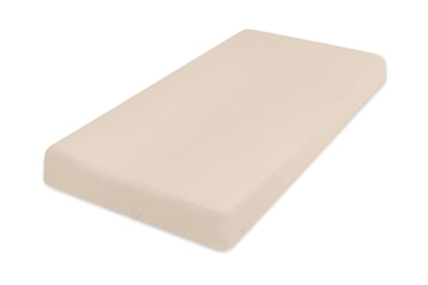 MUSLIN Fitted Sheet 70x140x10 I Ecru Box