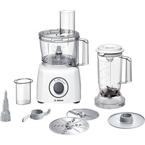 Bosch MCM3200W foodprocessor, 800 W, 2,3 l skål, 1 l blender