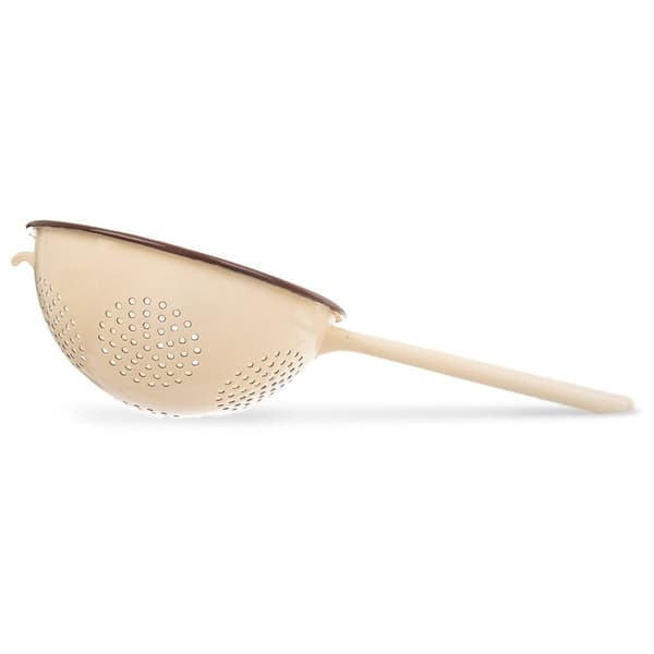 Emaljerad köks-sikt brun BROWN 22 cm