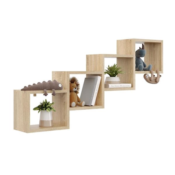 Moderni seinähylly kattoon - malli 8 wenge