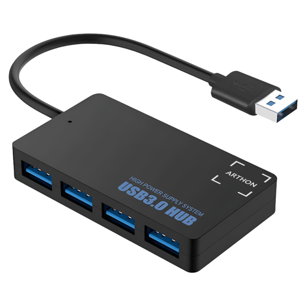 4-porttinen USB 3.0 hubi 1x4 5Gbps