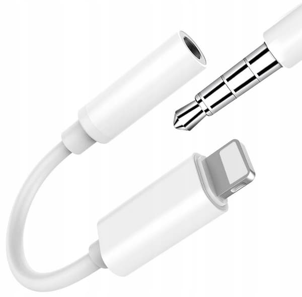 CO2-ADAPTER MINIJACK 3,5 MM KABEL TIL LIGHTNING IPHONE 12 13 14 PRO
