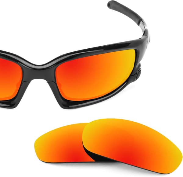 ERSÄTTNINGSLINSER FÖR OAKLEY SPLIT JACKET-GLASÖGON, POLARISERADE, RÖDA, 2 st.