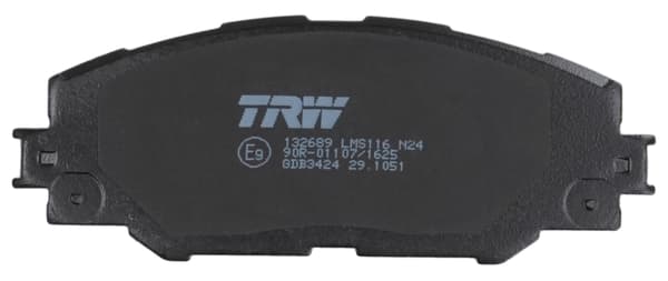 FORRESTE BREMSEKLODSER GDB3424 TRW