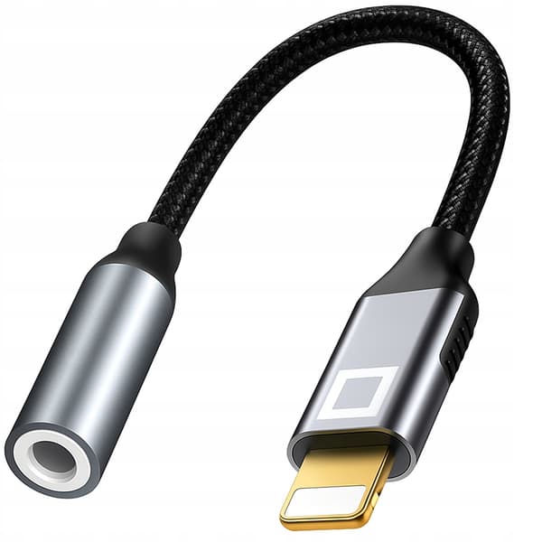 CO2 LYSNADAPTER MINIJACK 3,5 MM KABEL TIL IPHONE 12 13 14