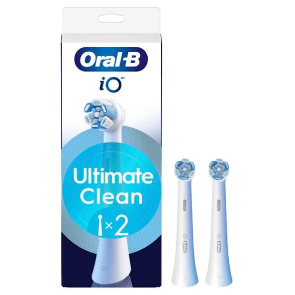 Oral-B iO Ultimate Clean Børstehoveder 2 Stk. Hvid