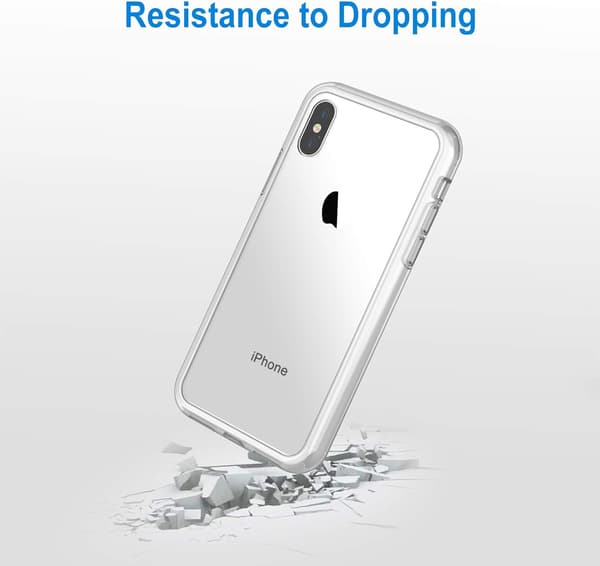 SILIKONSKAL TILL IPHONE XS/X 5,8' KLART, FAST