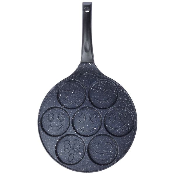 Graniittipannu munille 7 reikää GRANDE 27 cm